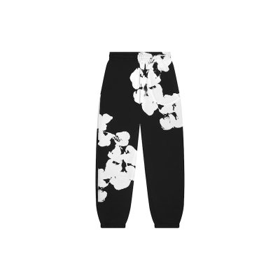 Denim Tears Big Cotton Wreath Sweatpants Black 02
