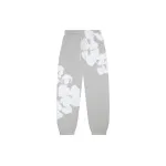 Denim Tears Big Cotton Wreath Sweatpants Grey