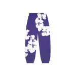 Denim Tears Big Cotton Wreath Sweatpants Purple
