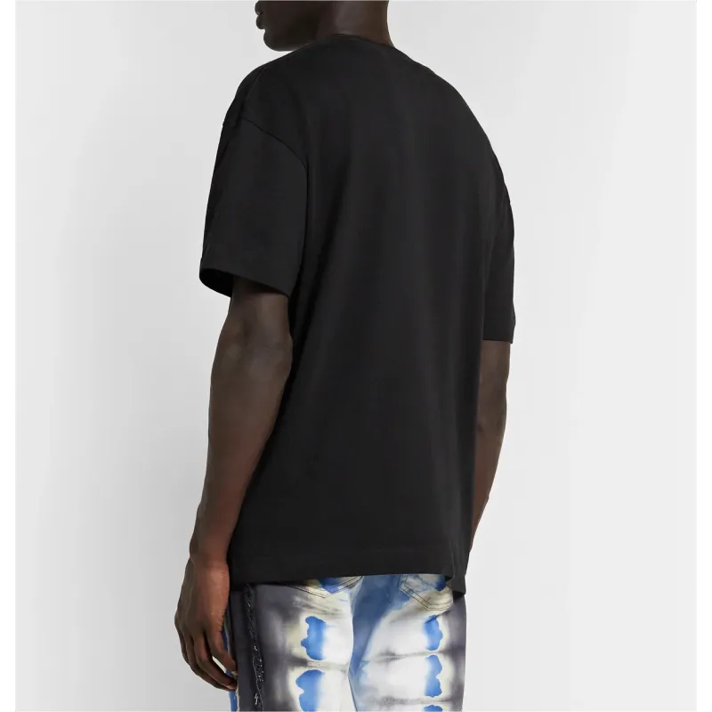Palm Angels Paris Sprayed Logo T-Shirt 'Black/Black'