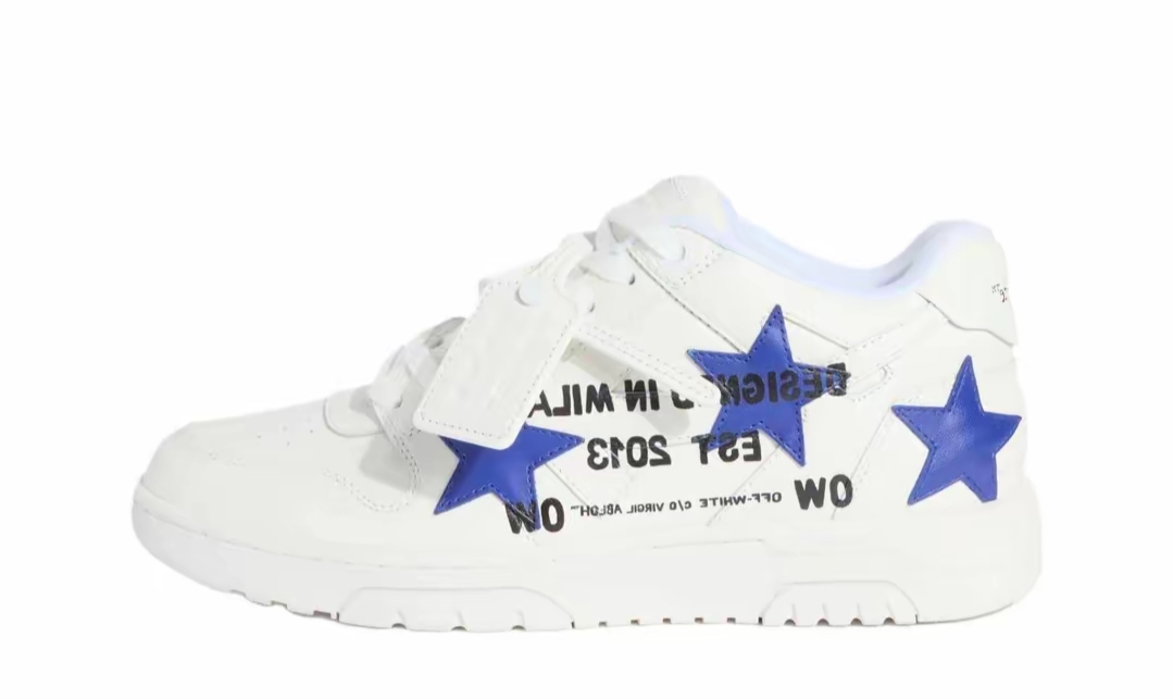 PK God Batch O FF-WHITE Out Of White White and Blue Five Stars