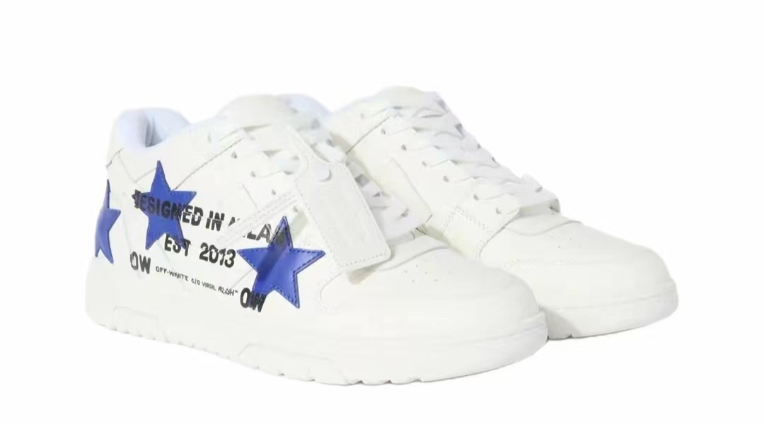PK God Batch O FF-WHITE Out Of White White and Blue Five Stars