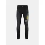 AMIRI STARBURST APPLIQUE SKINNY JEAN