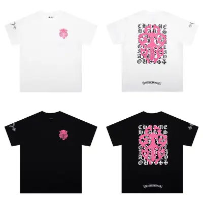 Chrome Hearts Eye Chart Dagger T-shirt Black/White 01