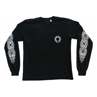 Chrome Hearts Horse Shoe L/S T-shirt Black 01