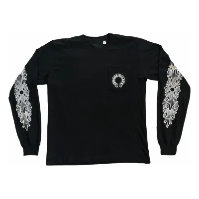 Chrome Hearts Horse Shoe L/S T-shirt Black 01