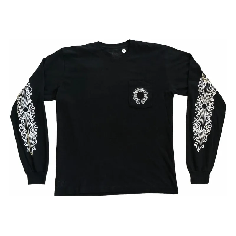 Chrome Hearts Horse Shoe L/S T-shirt Black