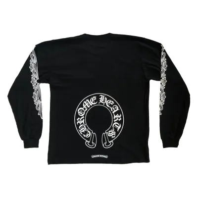 Chrome Hearts Horse Shoe L/S T-shirt Black 02