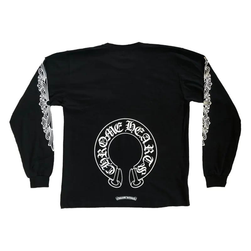 Chrome Hearts Horse Shoe L/S T-shirt Black