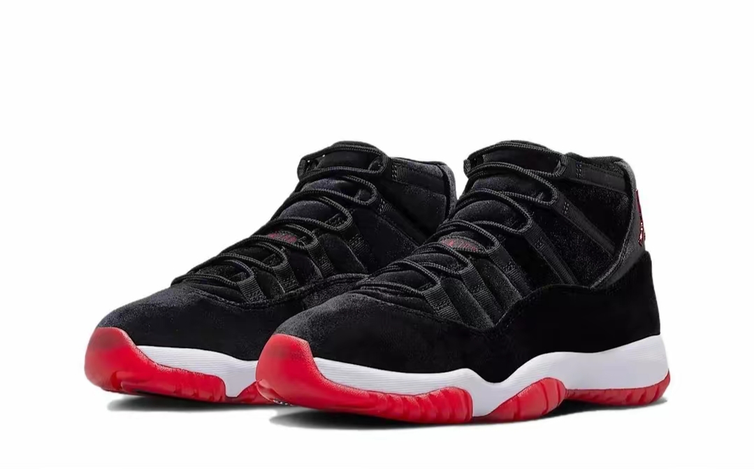 PK God Batch Air Jordan 11 Retro Bred Velvet