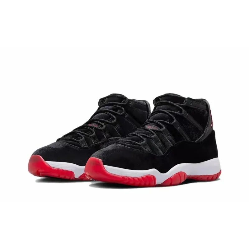 PK God Batch Air Jordan 11 Retro Bred Velvet
