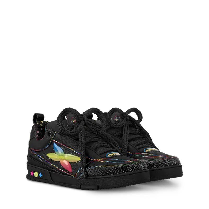 PK God Batch Louis Vuitton Skate Trainer Black