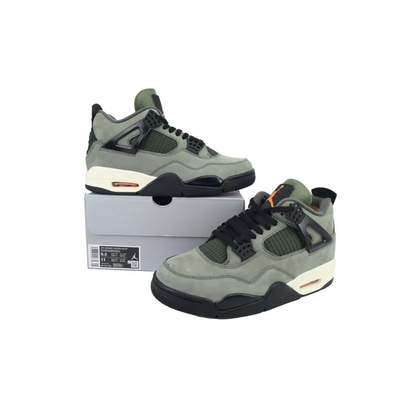 PK God Batch Undefeated x Air Jordan 4 Retro Green Black IB1519-200