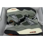PK God Batch Undefeated x Air Jordan 4 Retro Green Black IB1519-200