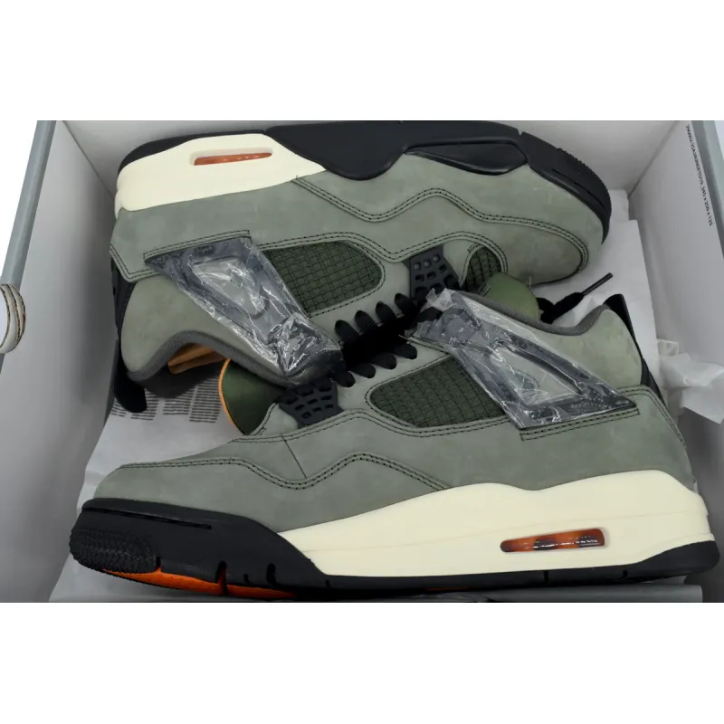 PK God Batch Undefeated x Air Jordan 4 Retro Green Black IB1519-200