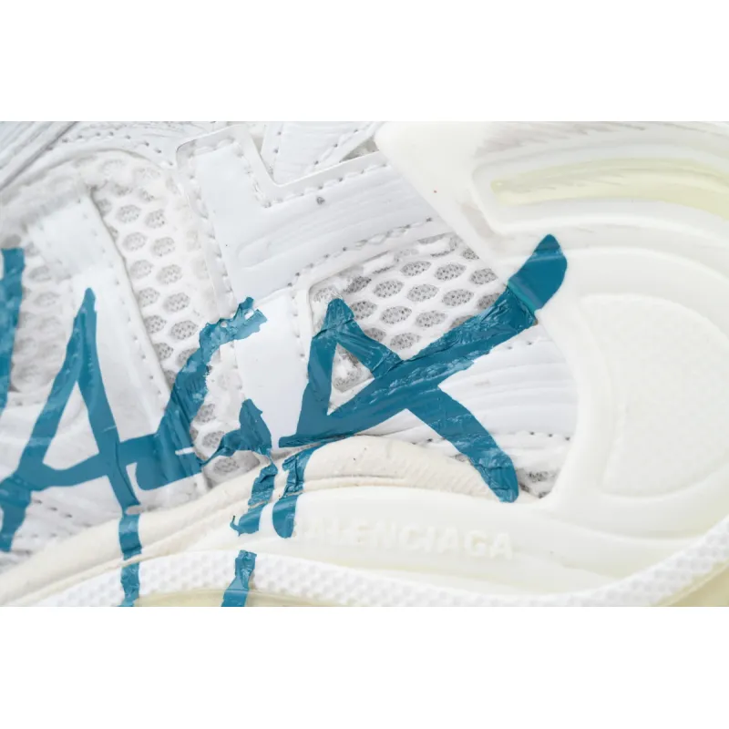 PK God Batch Balenciaga Runner Sneaker 'Graffiti - White Blue' 772774 W3RBQ 9040