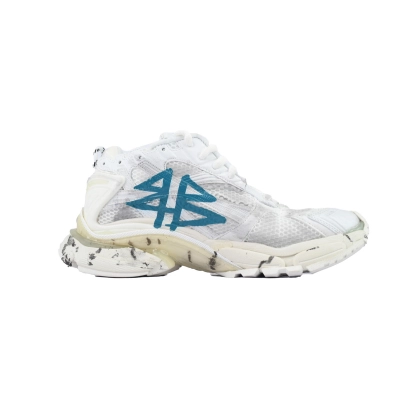 PK God Batch Balenciaga Runner Sneaker 'Graffiti - White Blue' 772774 W3RBQ 9040 02