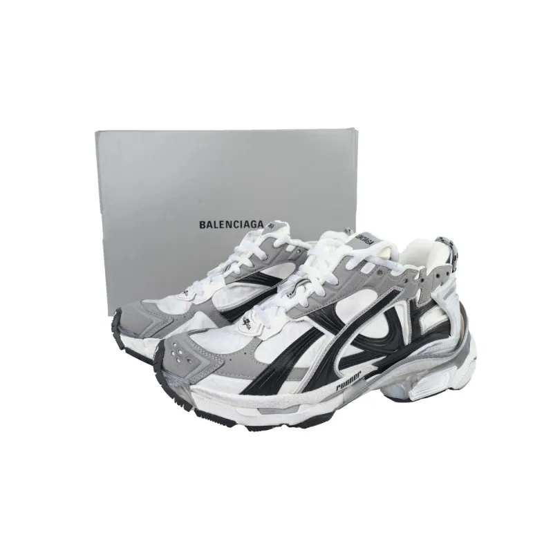 PK God Batch Balenciaga Runner Sneaker 'Grey White Black' 772774 W3RNY 9012