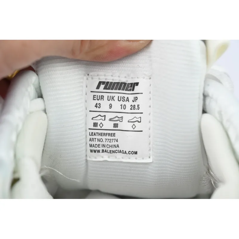 PK God Batch Balenciaga Runner Sneaker 'Grey White Black' 772774 W3RNY 9012