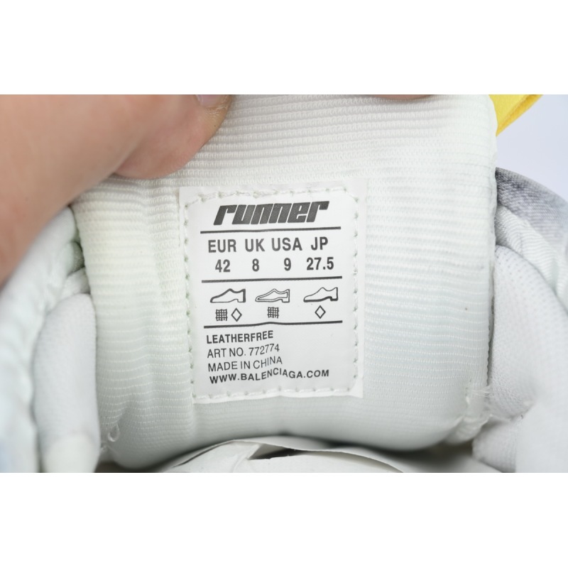 PK God Batch Balenciaga Runner Sneaker 'White Multi-Color' 772774 W3RBW 9645 