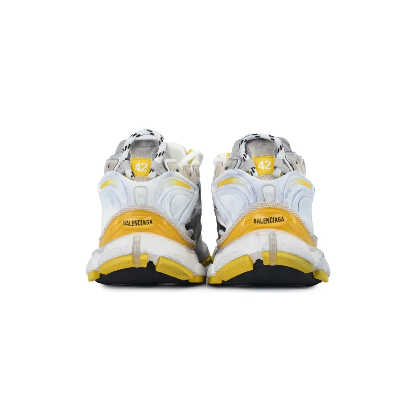 PK God Batch Balenciaga Runner Sneaker 'White Yellow' 772767 W3RNY 9170