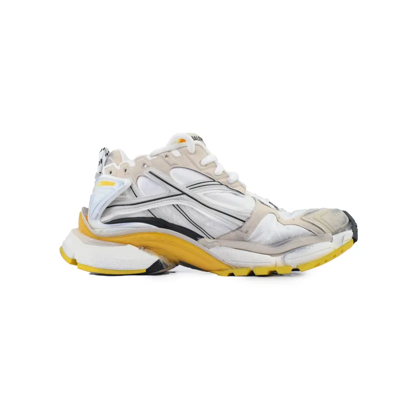 PK God Batch Balenciaga Runner Sneaker 'White Yellow' 772767 W3RNY 9170