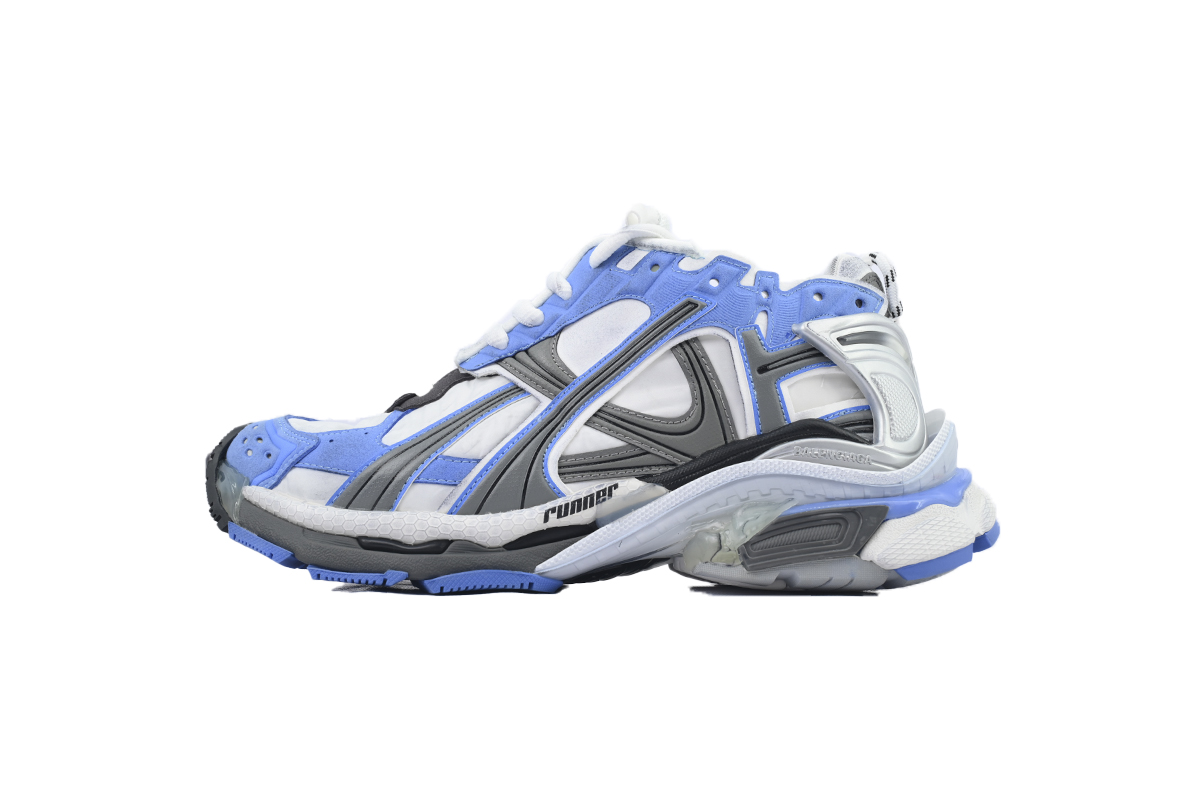 PK God Batch Balenciaga Runner Sneaker 'Worn-Out - Blue Grey' 772774 W3RNY 4912