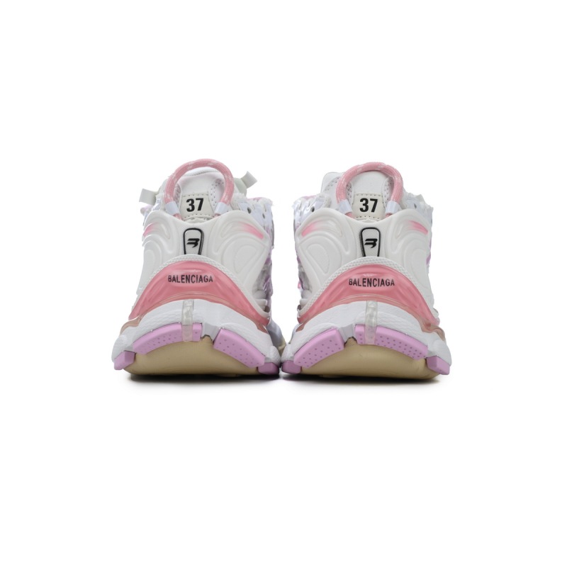 PK God Batch Balenciaga Runner White Pink 677403W3RB39059