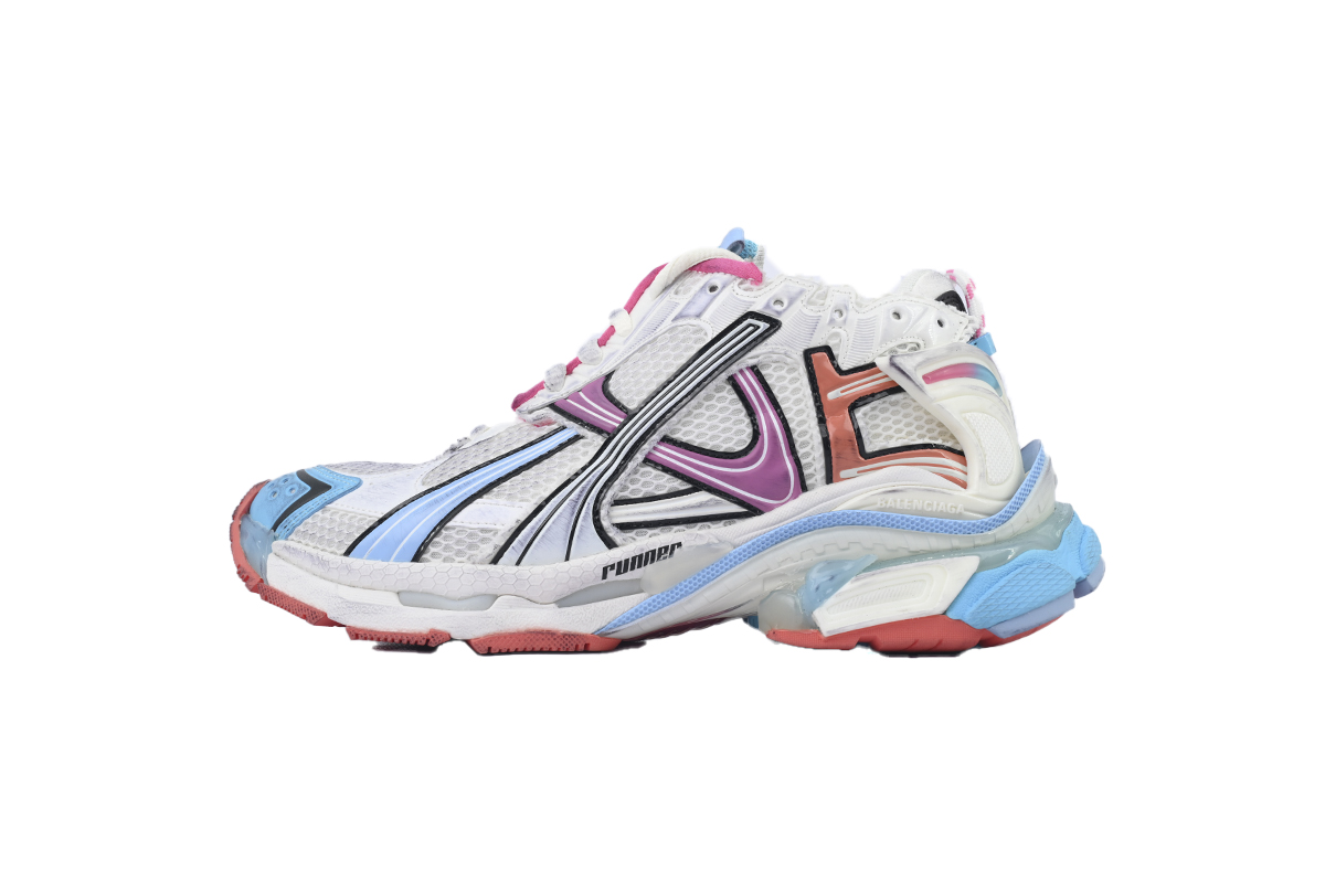 PK God Batch Balenciaga Wmns Runner Sneaker 'Grey Multi-Color' 772767 W3RMU 9458