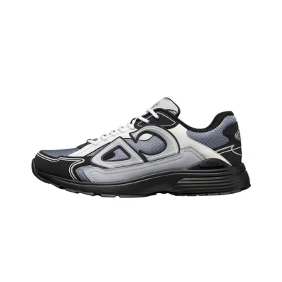 PK God Batch Dior B30 Sneaker Blue Mesh with Gray, White and Black 3SN279ZRB_H068 01