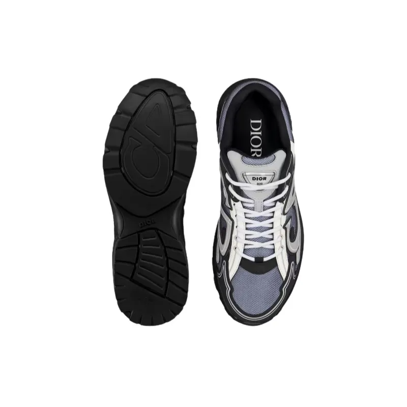 PK God Batch Dior B30 Sneaker Blue Mesh with Gray, White and Black 3SN279ZRB_H068