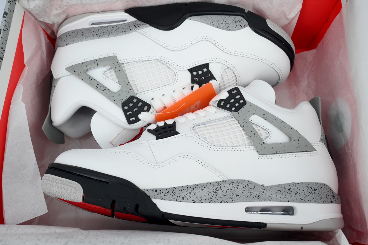 PK God Batch Air Jordan 4 Retro White Cement (2025) FV5029-100
