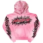 Hellstar Brainwashed With Brain Hoodie Pink