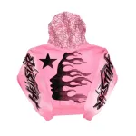 Hellstar Brainwashed With Brain Hoodie Pink