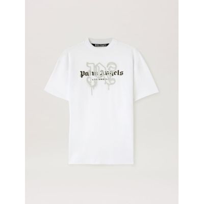Palm Angels Monogram Spray City T-Shirt Los Angels Black/White 02