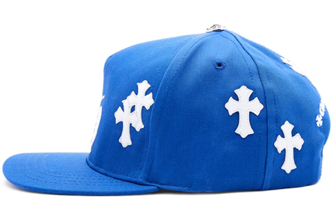 Chrome Hearts Cross Patch Baseball Hat Blue