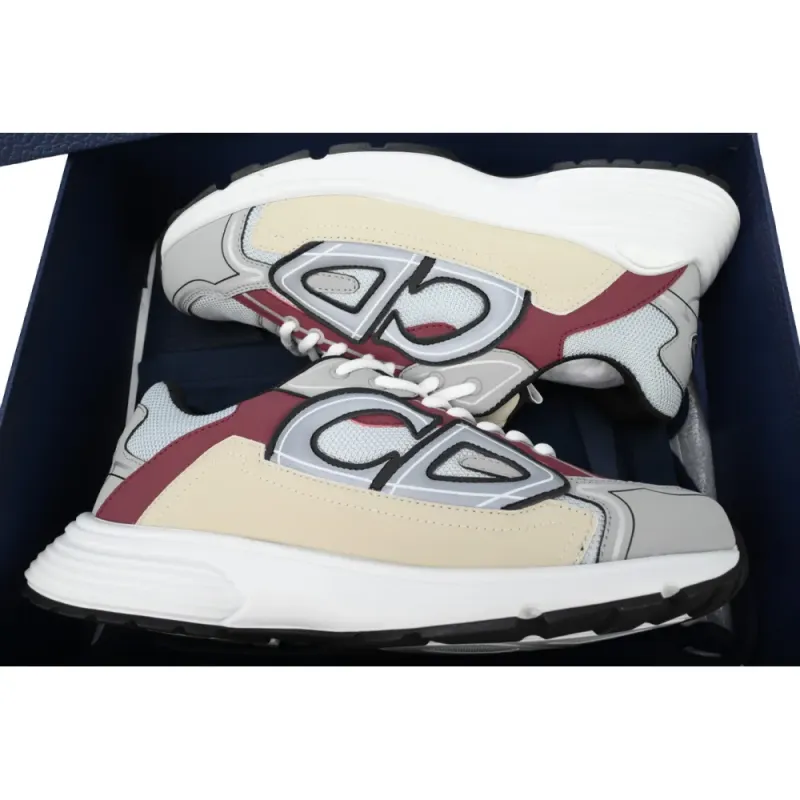 PK God Batch Dior B30 Sneakers White Brown Beige 3SN279ZMA-16141