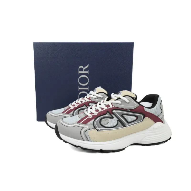 PK God Batch Dior B30 Sneakers White Brown Beige 3SN279ZMA-16141
