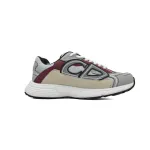 PK God Batch Dior B30 Sneakers White Brown Beige 3SN279ZMA-16141