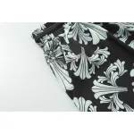 Chrome Hearts Cross Silk Shirt & Shorts Set Black