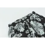 Chrome Hearts Cross Silk Shirt & Shorts Set Black