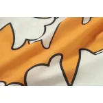 Chrome Hearts Cross Silk Shirt & Shorts Set Orange White