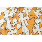 Chrome Hearts Cross Silk Shirt & Shorts Set Orange White