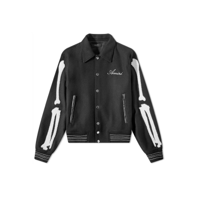 Amiri Bones Varsity Jacket 01