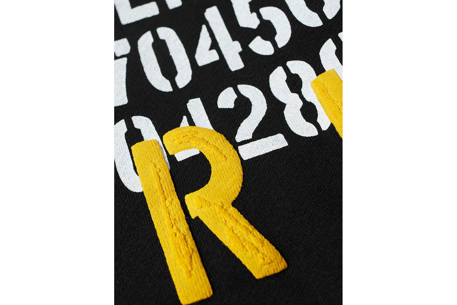 AMIRI Military Specs Stencil Hoodie Black/White