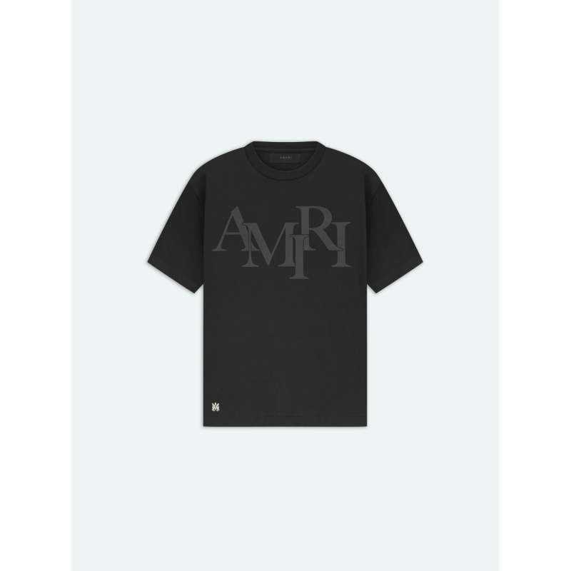 Amiri Staggered Logo T-Shirt