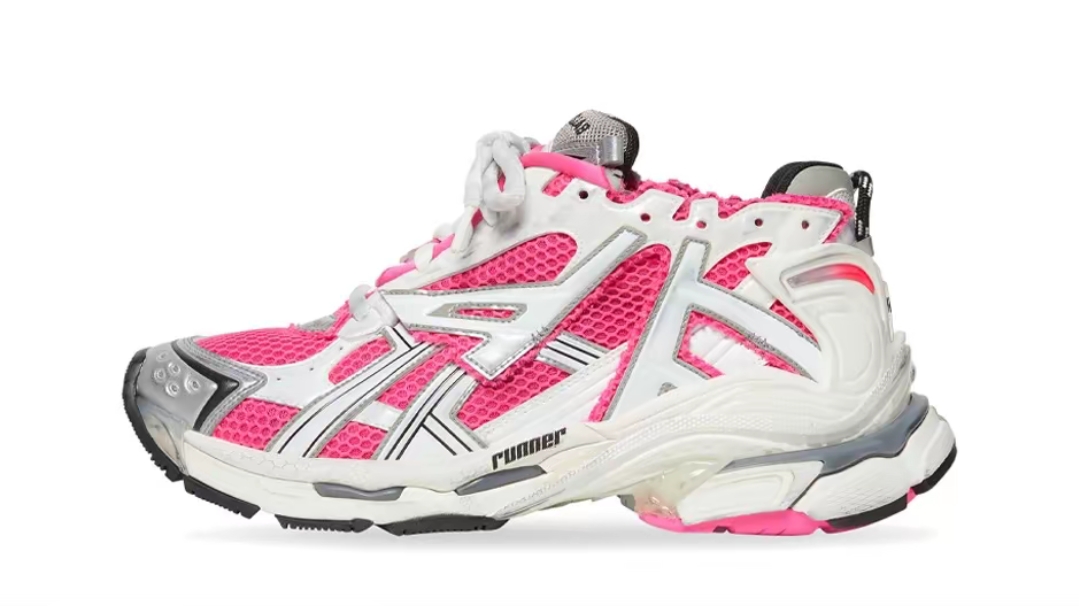 PK God Batch Balenciaga Runner Sneaker Pink white