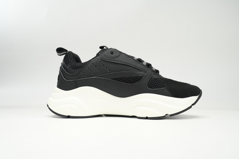 PK God Batch Dior White, Blue, & Black 'B22' Sneakers Black And White