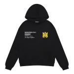 AMIRI Military Specs Stencil Hoodie Black/White