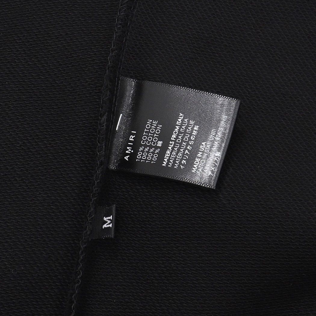 AMIRI Military Specs Stencil Hoodie Black/White
